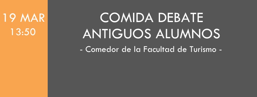 19 de Marzo. Comida Debate Antiguos Alumnos con D. Francisco Moro